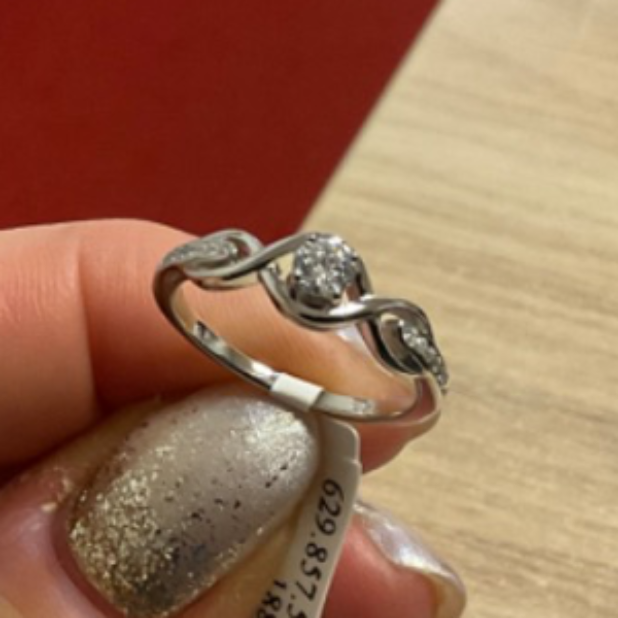 Zilveren ring Rosa di Luca met zirkonia 