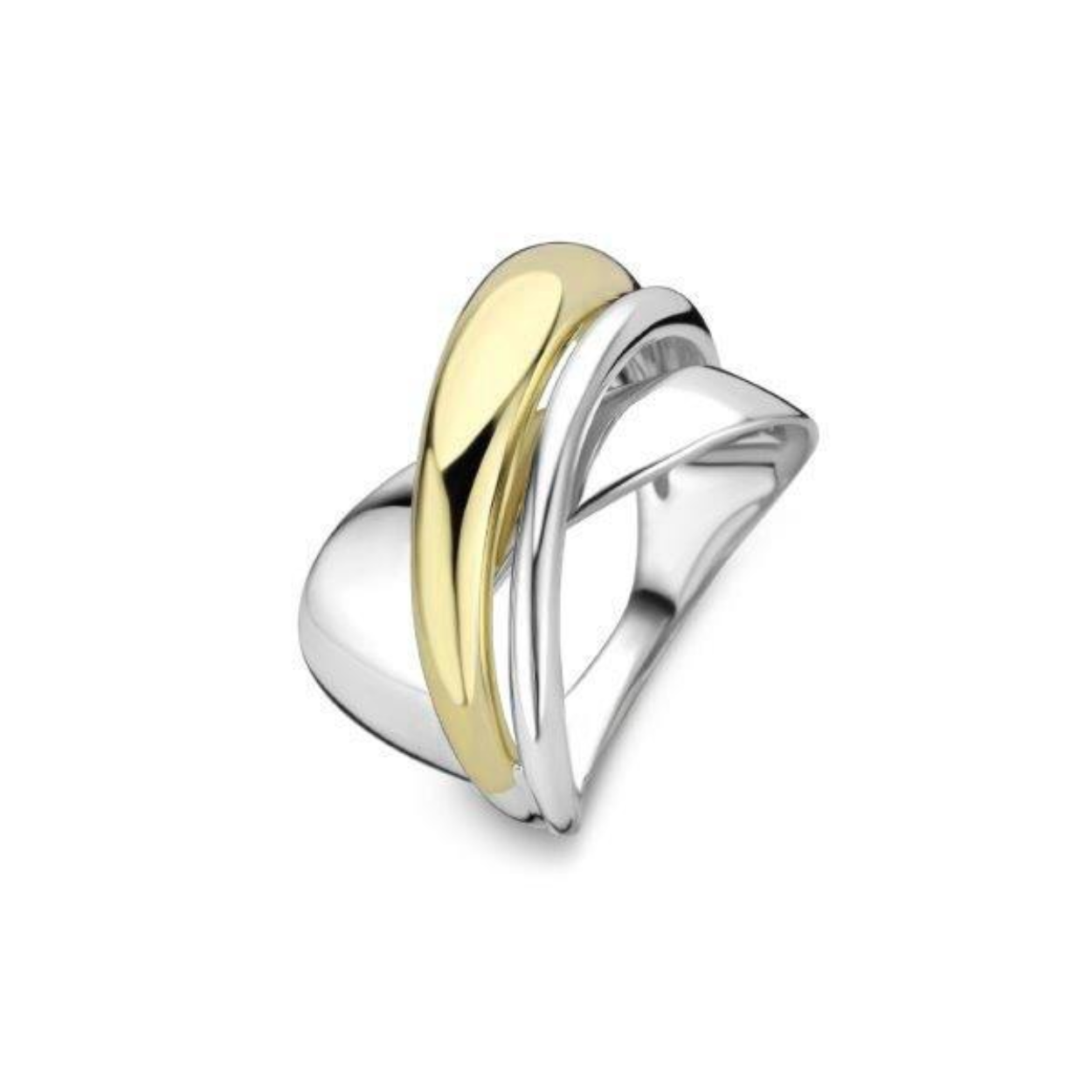 goud zilv ring 58