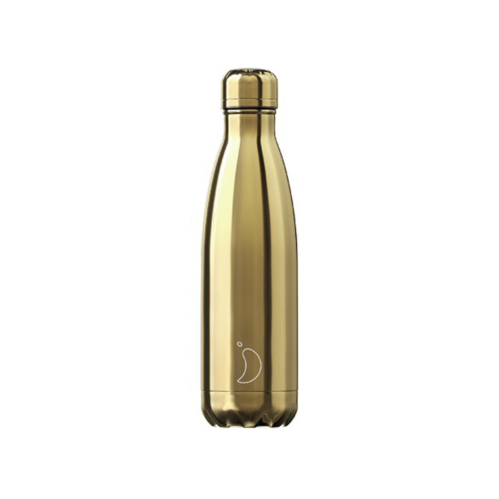 Deze Chilly's Bottle heeft een inhoud van 500 ML	en een gewicht van 360 gram.26,5 hoog en 7 cm omvang	De dop is gemaakt van rvs en heeft siliconen ring. Kortom uw drankje blijft door de hoogwaardige dubbele wand maar liefst 24 uur koud of 12 uur warm.