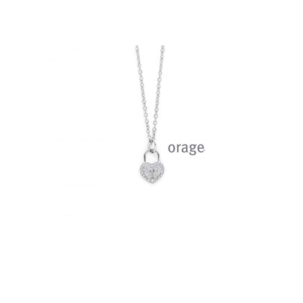 Ketting hart 925 rh cz