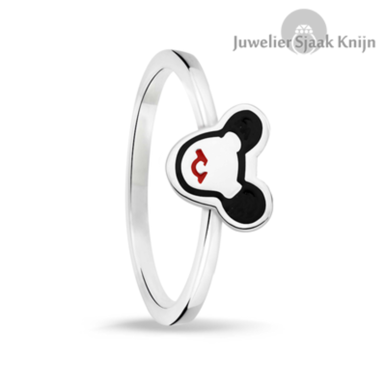 Bellini zilveren ring muis met zwart en rode details. De ring is in meerdere maten te leveren. Draag de ring met de bijpassende oorstekers en hanger. Alle Bellini kindersieraden worden geleverd in het bijbehorende roze buideltje en zijn een perfect cadeau voor een verjaardag, zwemdiploma, communie of andere feestelijke gelegenheid. Bellini for kids is een sieradenlijn welke speciaal voor de jonge meisjes is ontworpen. De gehele Bellini collectie is gemaakt van het eerste gehalte zilver (925) en voorzien van zirkonia's of vrolijk gekleurd emaille.