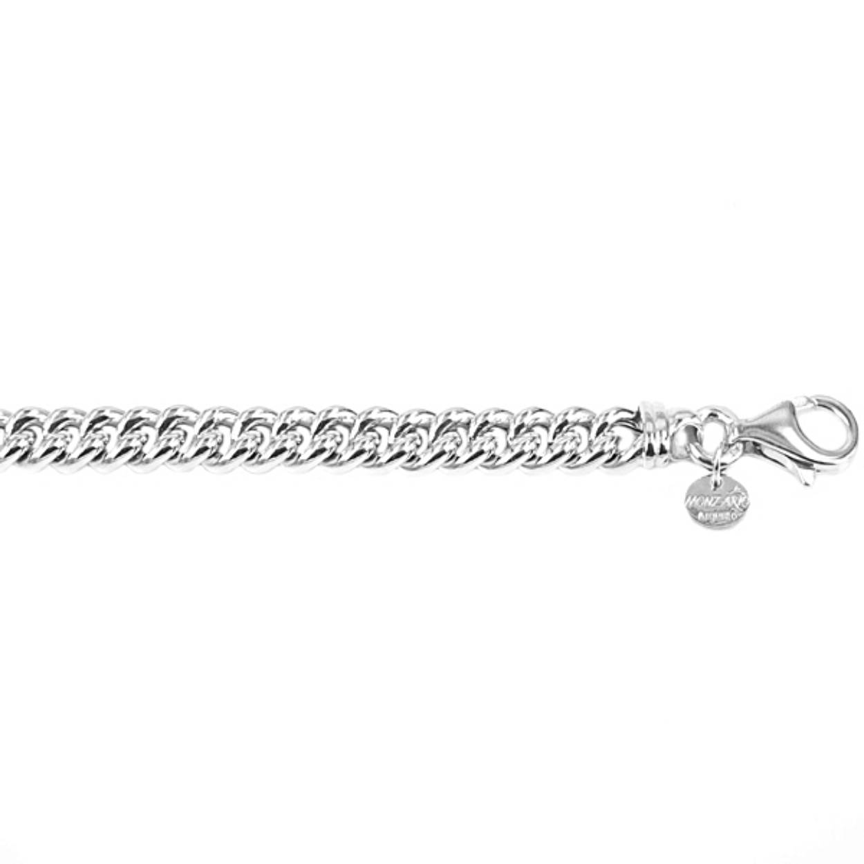 zilveren collier, gourmet 45cm