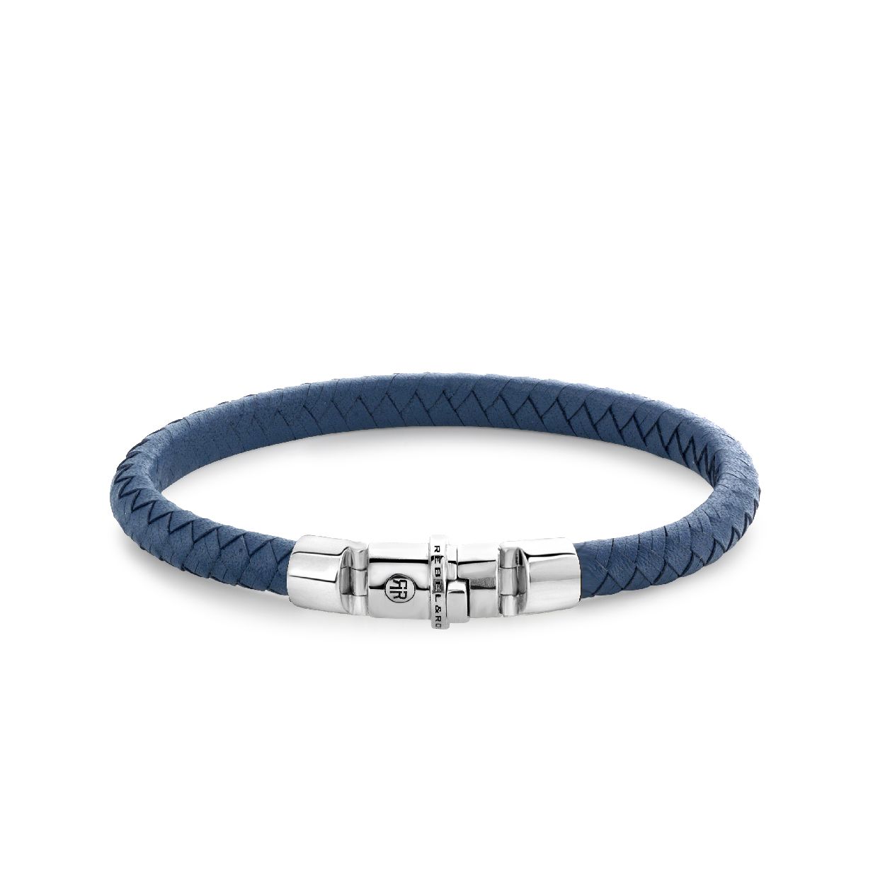Deze armband is van het merk Rebel & Rose. Het is een herensieraad. De armband is blauw van kleur.