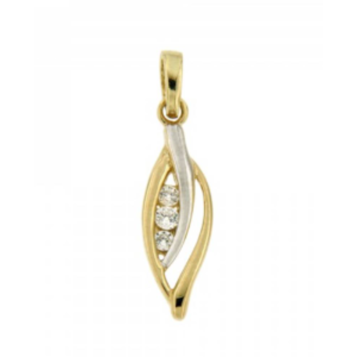 Hanger bicolor 14k