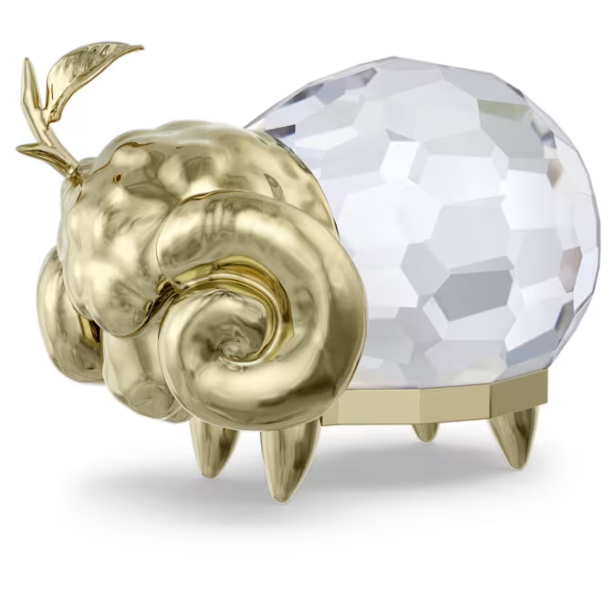 Deze opvallende Ram is ontleend aan de kosmos en vormt een prachtig eerbetoon aan de dierenriem of Zodiak. Het astrologische ontwerp combineert precisiegeslepen kristal met 98 facetten met gegraveerd goudkleurig metaal en stelt een ram voor die een tak vasthoudt. Geef dit speciale stuk cadeau aan uzelf of iemand die jarig is. Decoratief voorwerp. Geen speelgoed. Niet geschikt voor kinderen jonger dan 15 jaar.

Artikelnr.: 5669957
Formaat: 4 x 2.6 x 2.9 cm
Materiaal:  Kristallen, Metaal
Kleur:  Goudkleurig
Collectie:  Zodiac