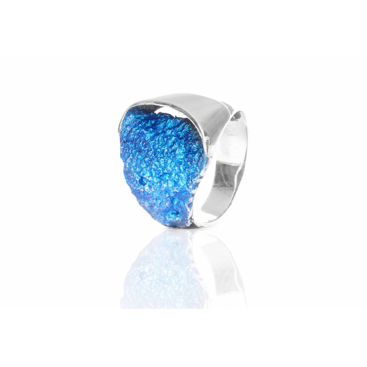 Gala electric blue small ring