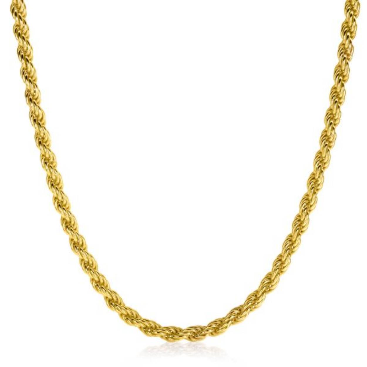 ZINZI gold plated zilveren ketting 45cm met trendy koord schakels van 4mm breed. De lengte van de ketting is te variëren tussen 42 en 45cm door het handige verlengkettinkje. Bij sluiting herkenbaar ZINZI, door het zilveren Zinzi hartje. Vervaardigd van eerste gehalte zilver (925) en voorzien van een extra 14K geel vergulding.
