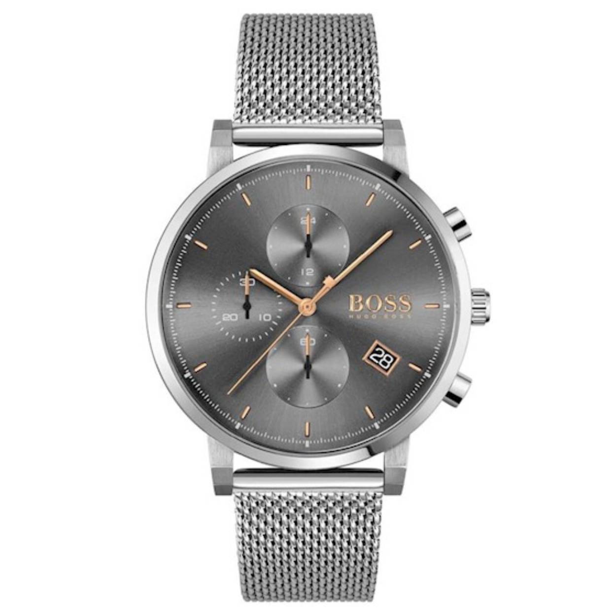  Juwelier Schilder Vlugt is de officiële dealer van Hugo Boss. U kunt dit horloge direct bestellen of neem contact met ons op via de mail, het contactformulier of via de telefoon en wij helpen u graag verder. 