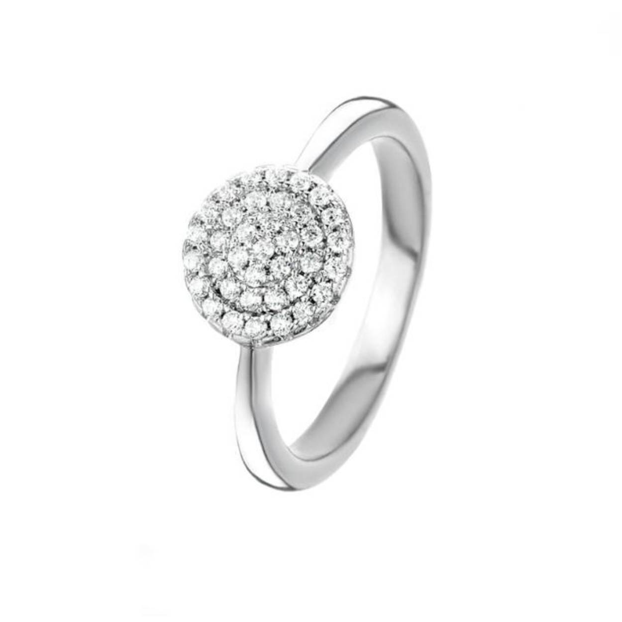 ring zilver met zirkonium