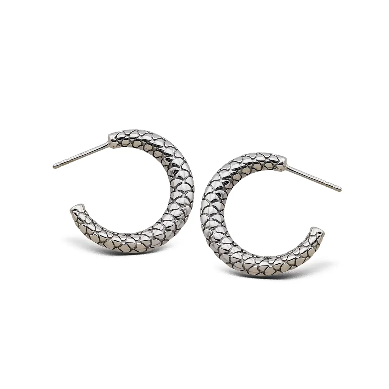Scoor nu snel deze leuke oorringen met slangen motief van Jwls4u! Erg leuk om te combineren met leuke hangers en studs. Kijk voor leuke combinaties met studs en oorhangers op deze site en maak je eigen Ear party. Deze oorringen zijn gemaakt van 925 gerodineerd zilver, dus je zal er lang plezier van hebben. 