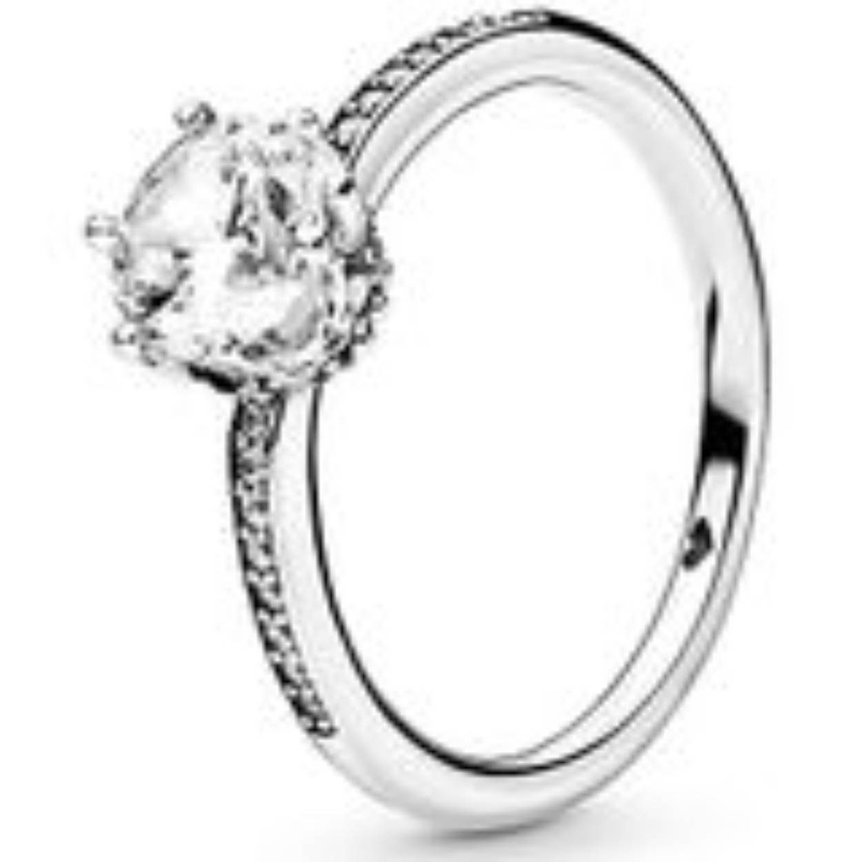 Pandora ring zilver. 198289CZ-54