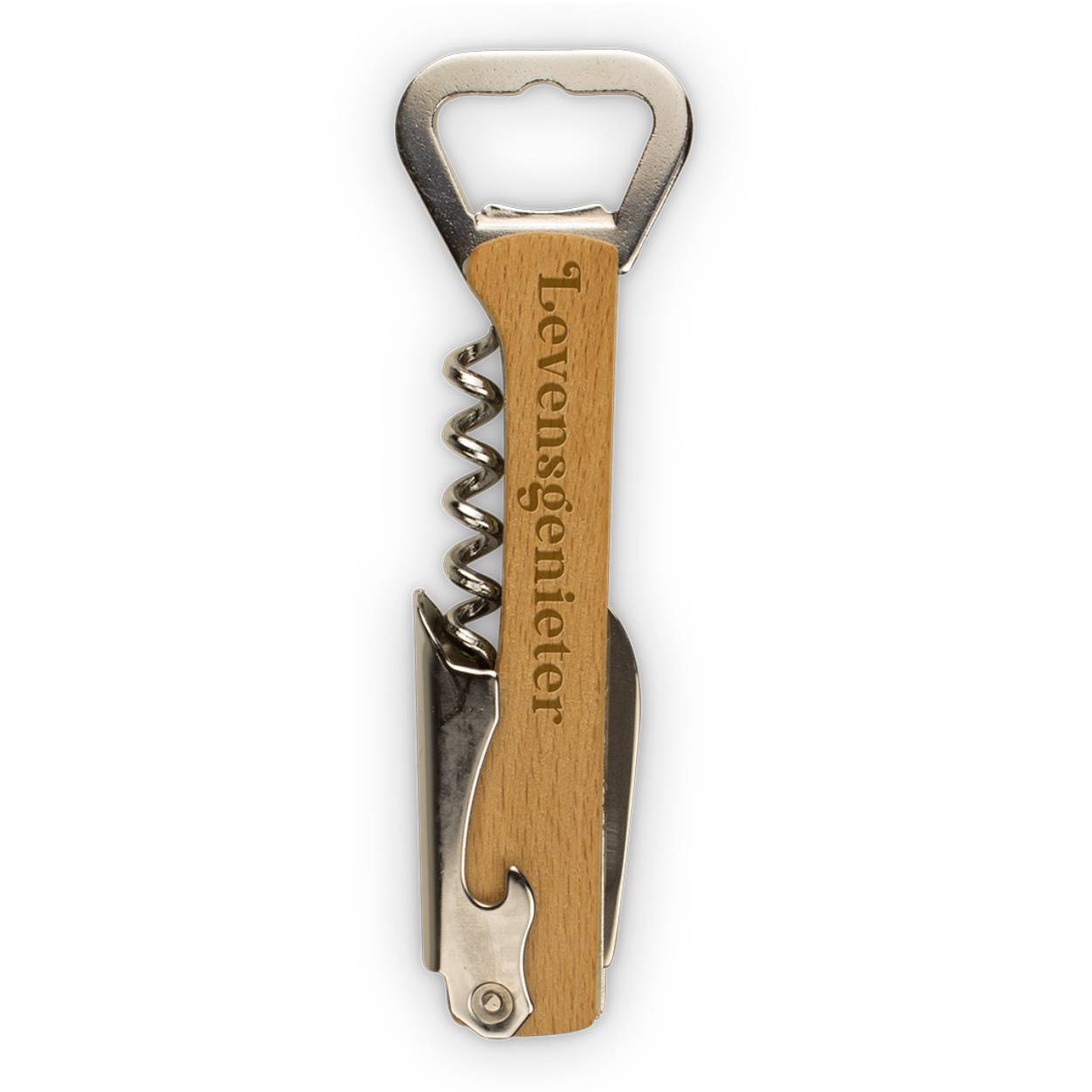 Deze luxe Wijn Collectie bestaat uit persoonlijke kurkentrekkers en openers, handige wijnstoppers én een serie originele borrelplanken. Alles natuurlijk voorzien van persoonlijke teksten voor elke gelegenheid. Alles gemaakt met een uniek design. Zoals u van uw groothandel in slijterij cadeautjes gewend bent.