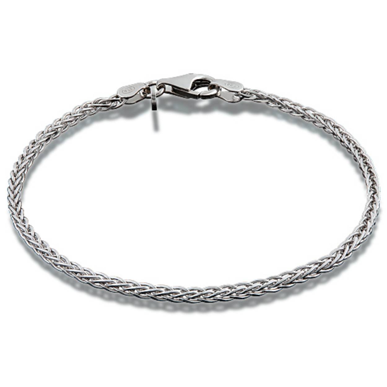 Zilveren armband leverbaar in diverse lengtes. VZA117RO
