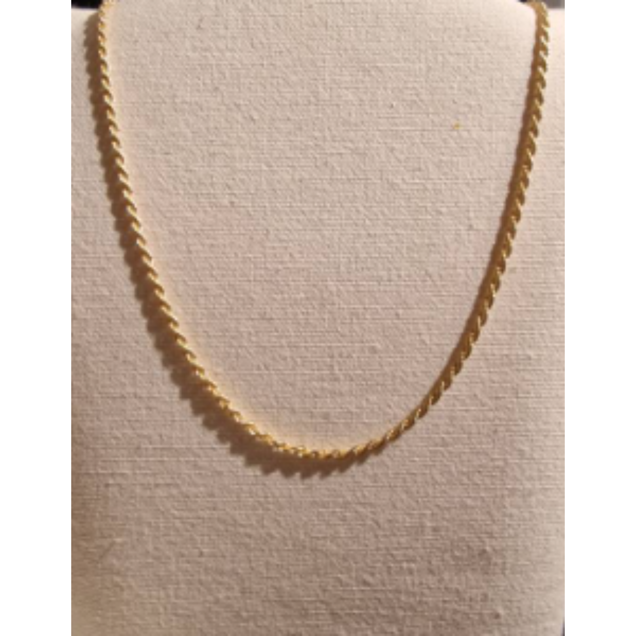 14k rosé goud koord collier massief 2.1 mm dik en 45 cm lang