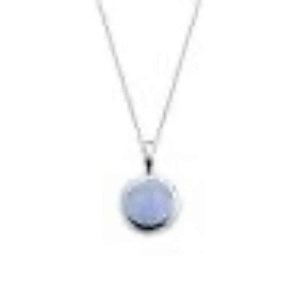 zilveren collier met hanger 