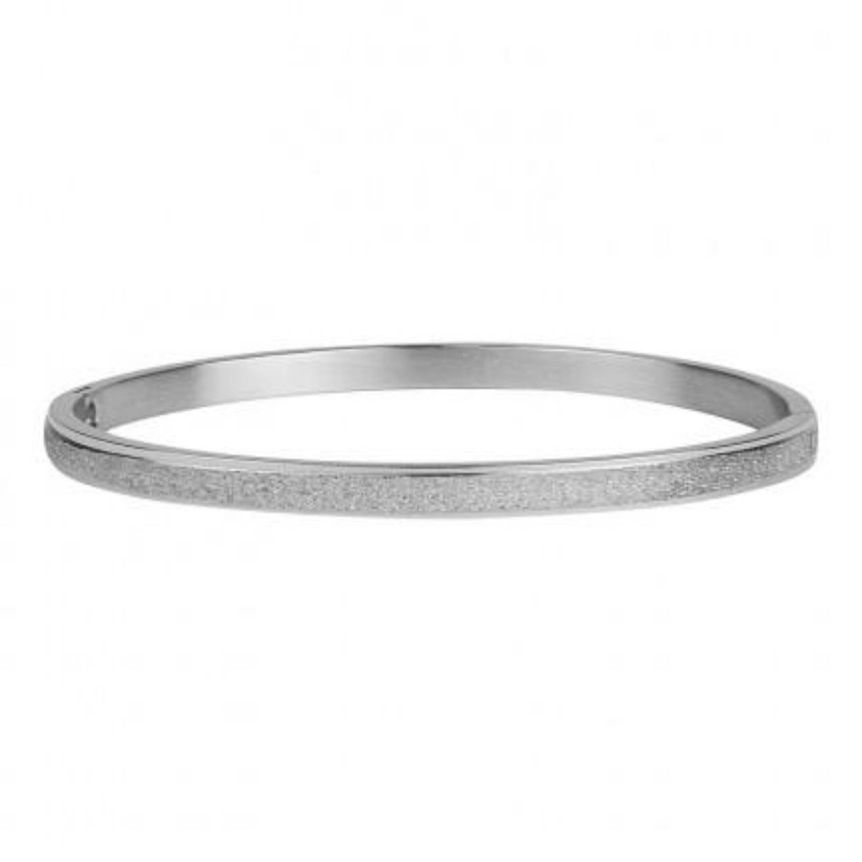 Bangle met prachtige glitter rand. Breedte = 4 mm