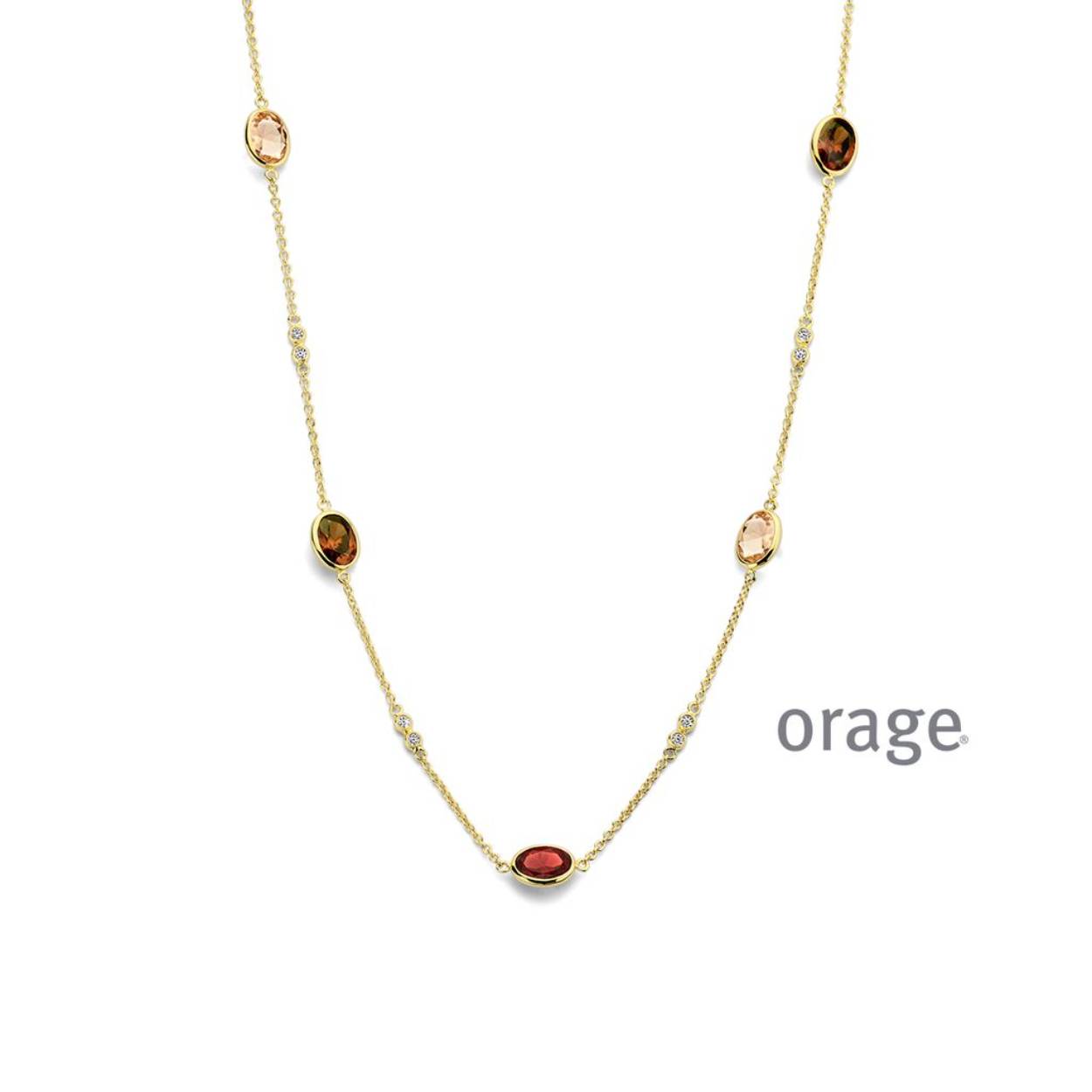 Orage collier goudkleurig