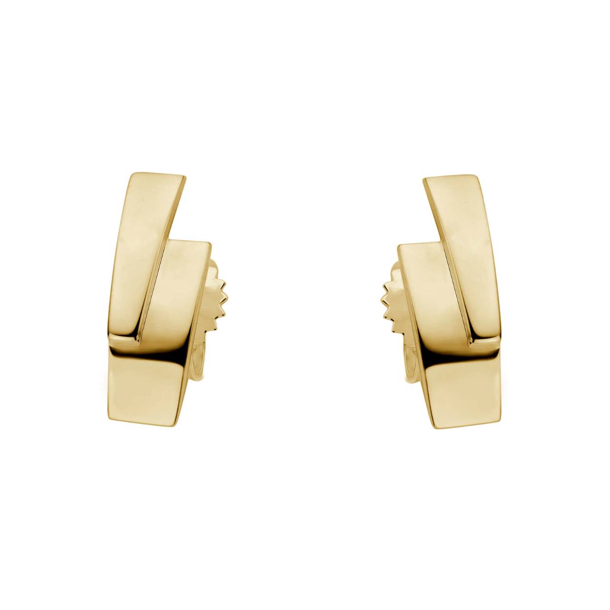 Nol 14krt geelgouden oorknoppen handgemaakt. 	
Een NOL sieraad maken we in ieder gewenst edelmetaal en met de afwerking die u wenst. Vraag naar de mogelijkheden bij ons.