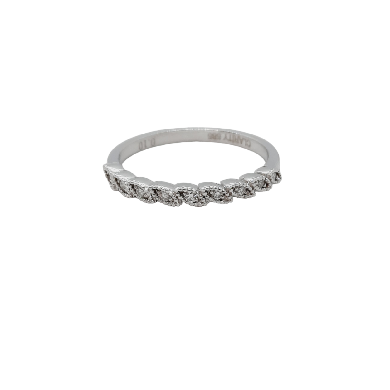 diamant ring0.10 f si14kt