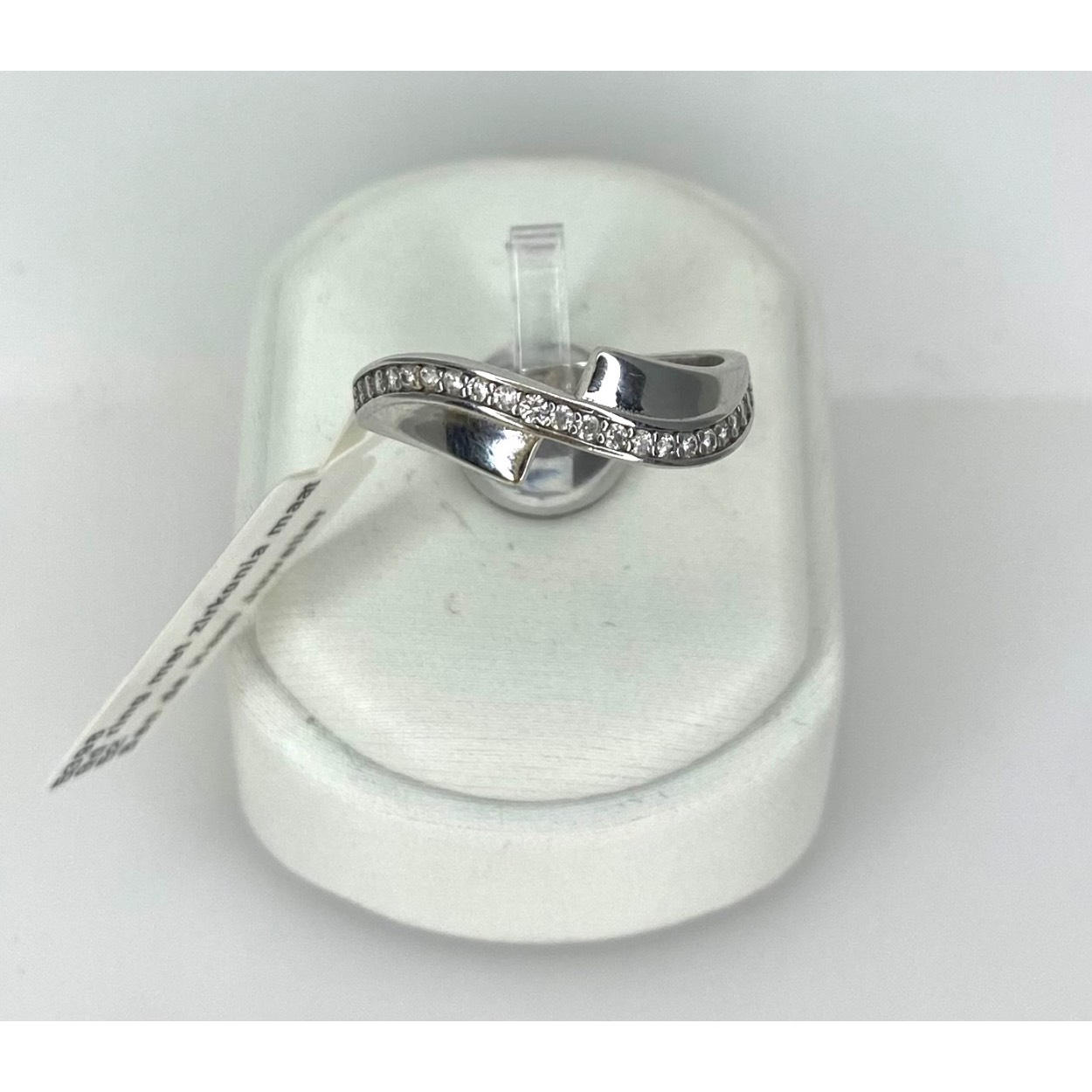 Goud ring met zirkonia maat 52