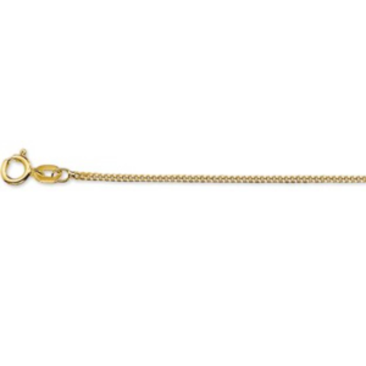 Geelgouden collier met gourmet schakel in 50 cm