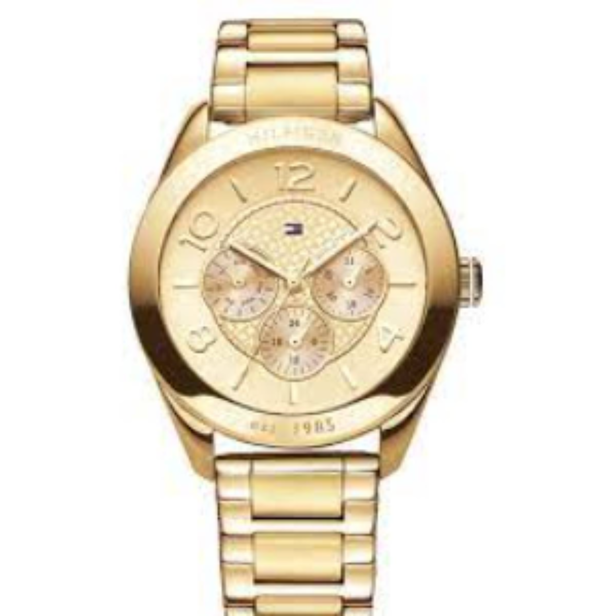 Double dames horloge Tommy Hilfiger.