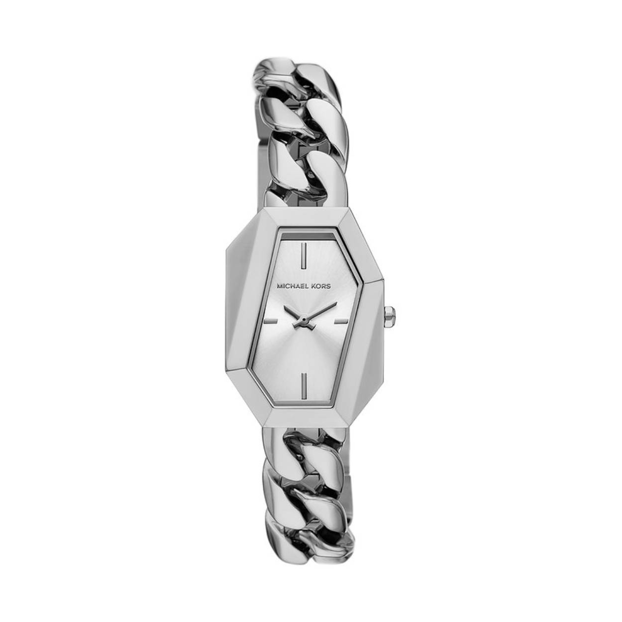 Het horloge beschikt over een quartz uurwerk. Deze prachtige wijzerplaat is zilver en is afgedekt met kwalitatief mineraalglas. De horlogekast is gemaakt van rvs en heeft een diameter van 24 mm. De kleur van deze horlogeband is zilver en heeft een breedte van 14 mm. De horlogeband is gemaakt van rvs . Met dit prachtige horloge ben je elke dag op de hoogte van de juiste tijd!