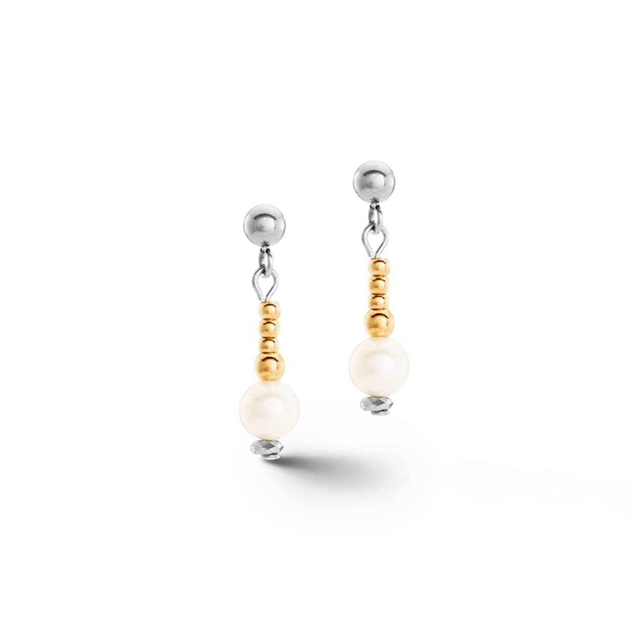 Coeur de Lion oorhangers met zoetwaterparel