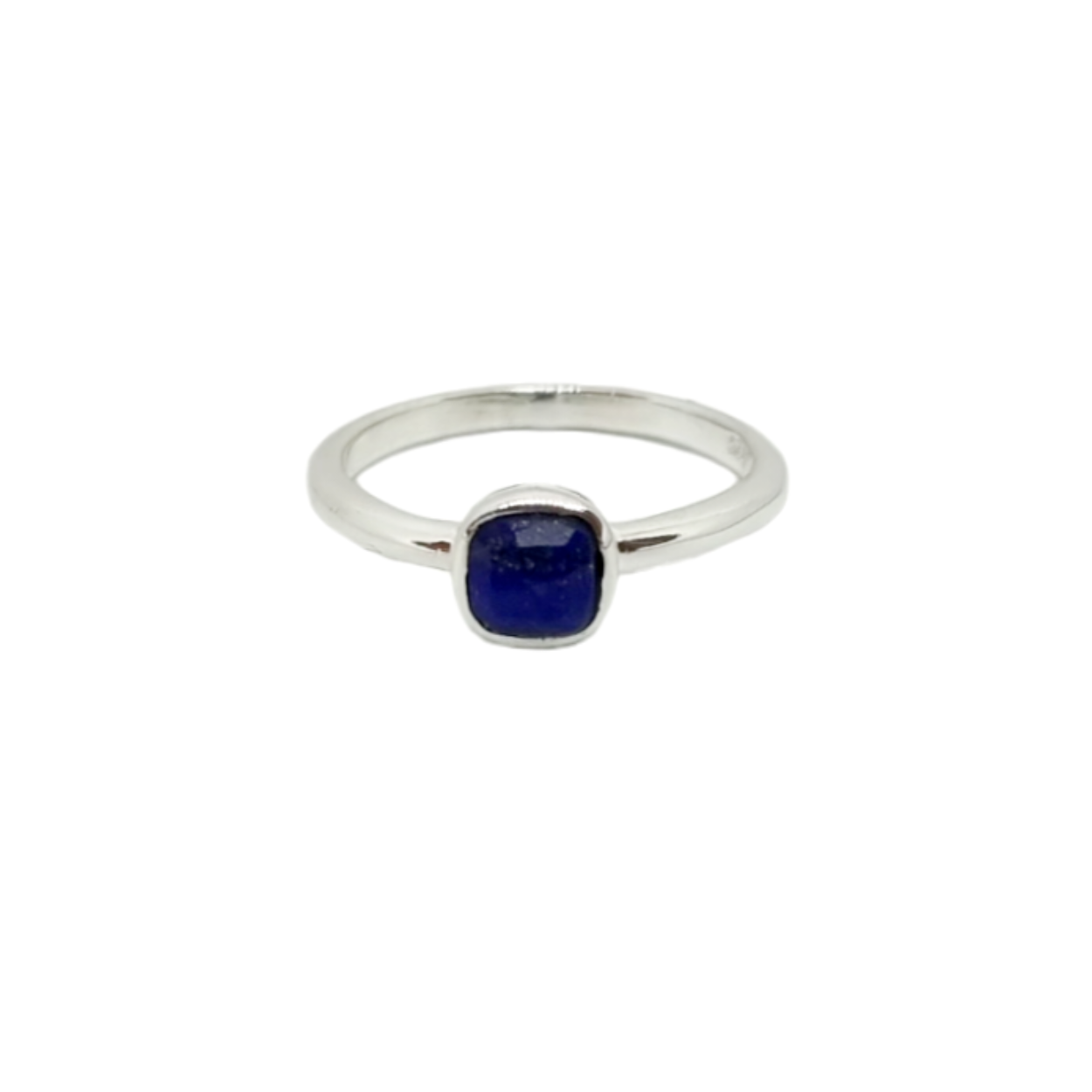Zilver ring met lapis lazuli