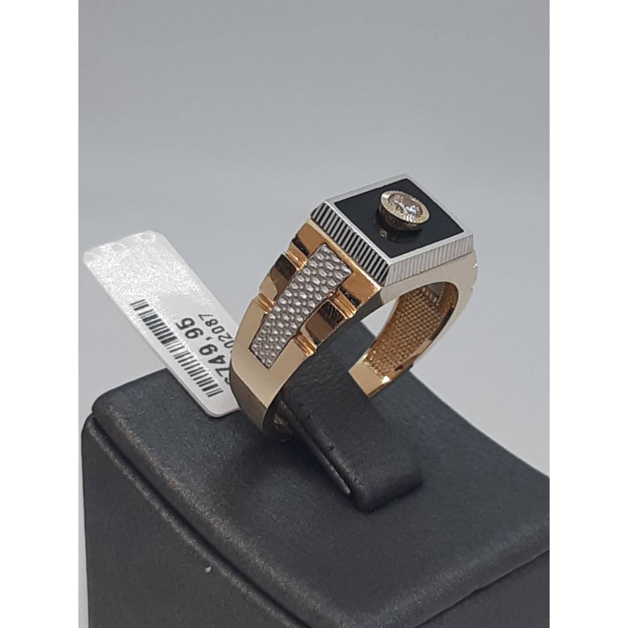 gouden ring 14kt bicolor