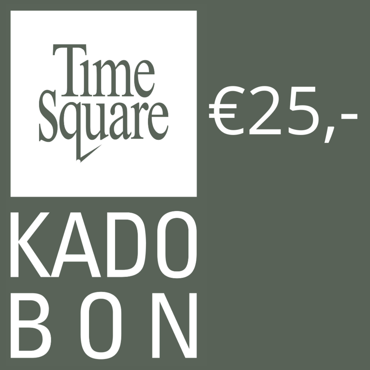Kadobon 25 EURO