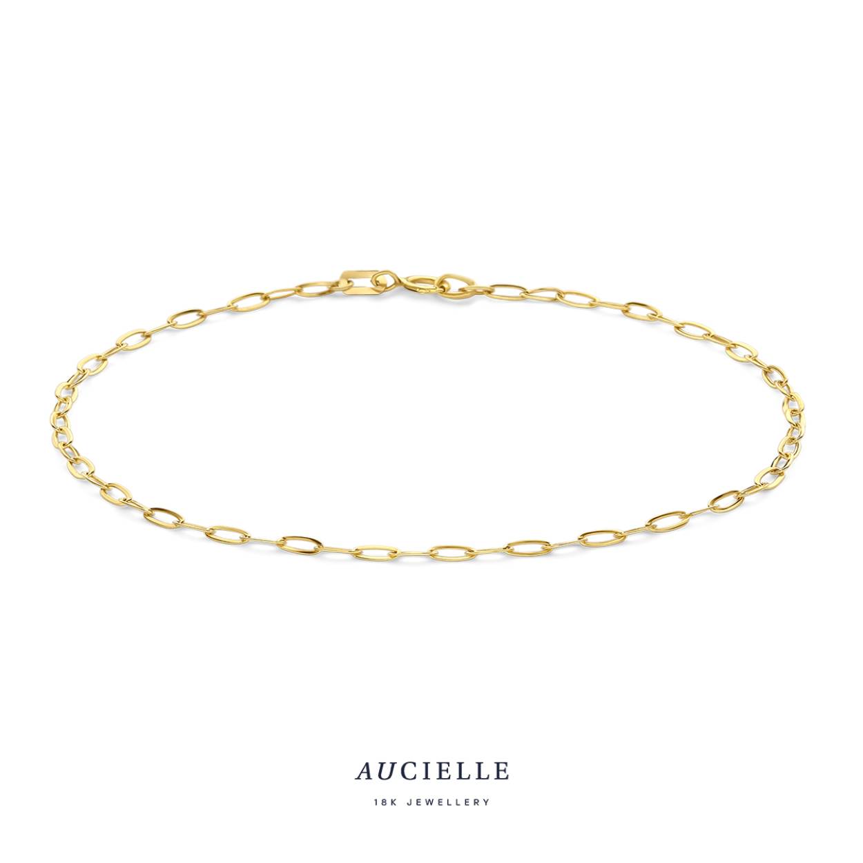 Aucielle schakelarmband goud 18k