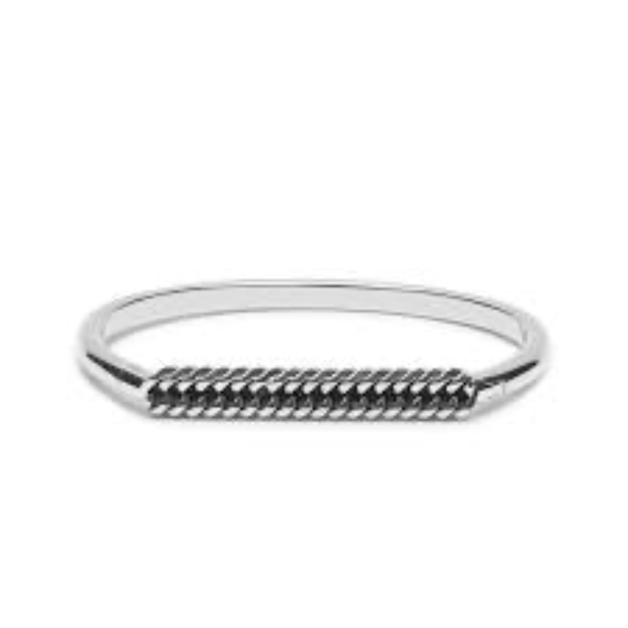 zilveren bangle 