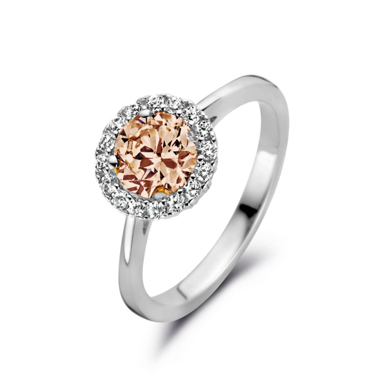 ring zirkonia champagne