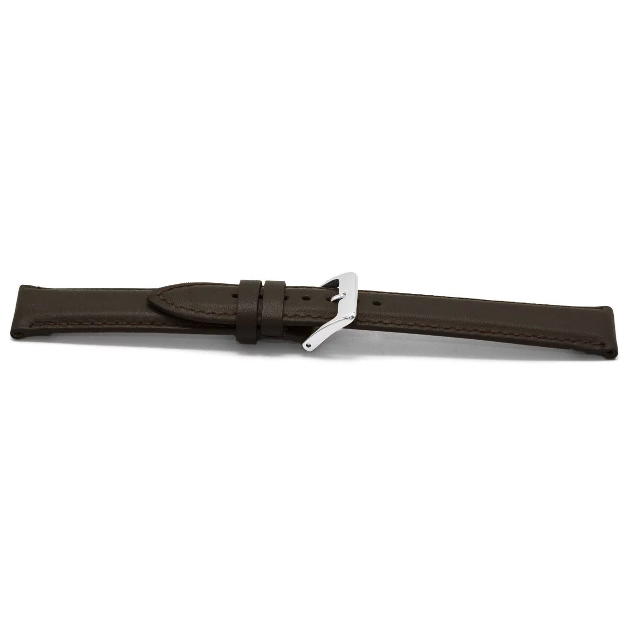 Bruin lederen horlogeband licht gevuld met zilverkleurig edelstalen gesp.
Kleur band: Bruin
Band dikte: 4.2 - 3.5mm
Band lengte: 75/115mm
Band breedte: 22x20mm
Gesp: Edelstaal
Bekleding binnenband: Nubuck
Gestikt: Ja, dezelfde kleur als de band
Pushpin: Exclusief
Hypo allergisch: Ja
EAN: