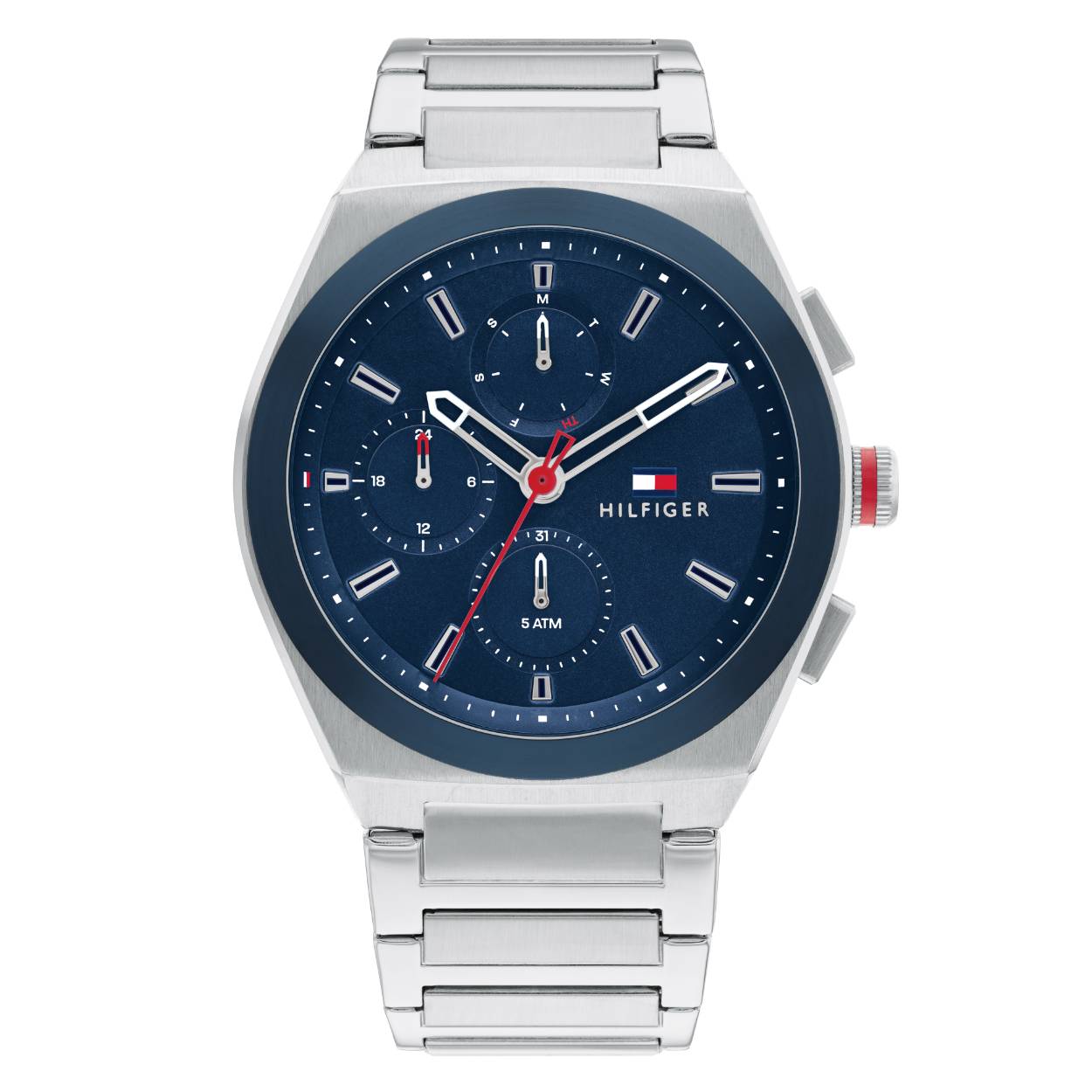 Het horloge beschikt over een quartz uurwerk. Deze prachtige wijzerplaat is blauw en is afgedekt met kwalitatief mineraalglas. De horlogeband is gemaakt van rvs.