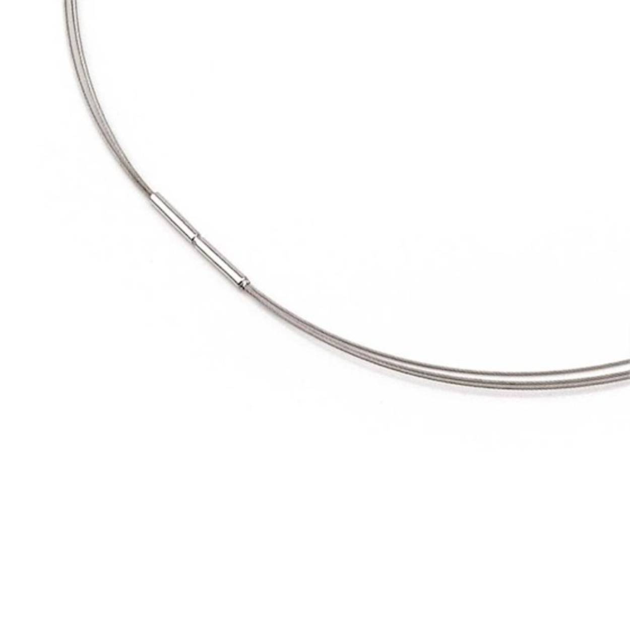 Boccia collier met 3 Strengen Titanium Collier
Lengte 50cm