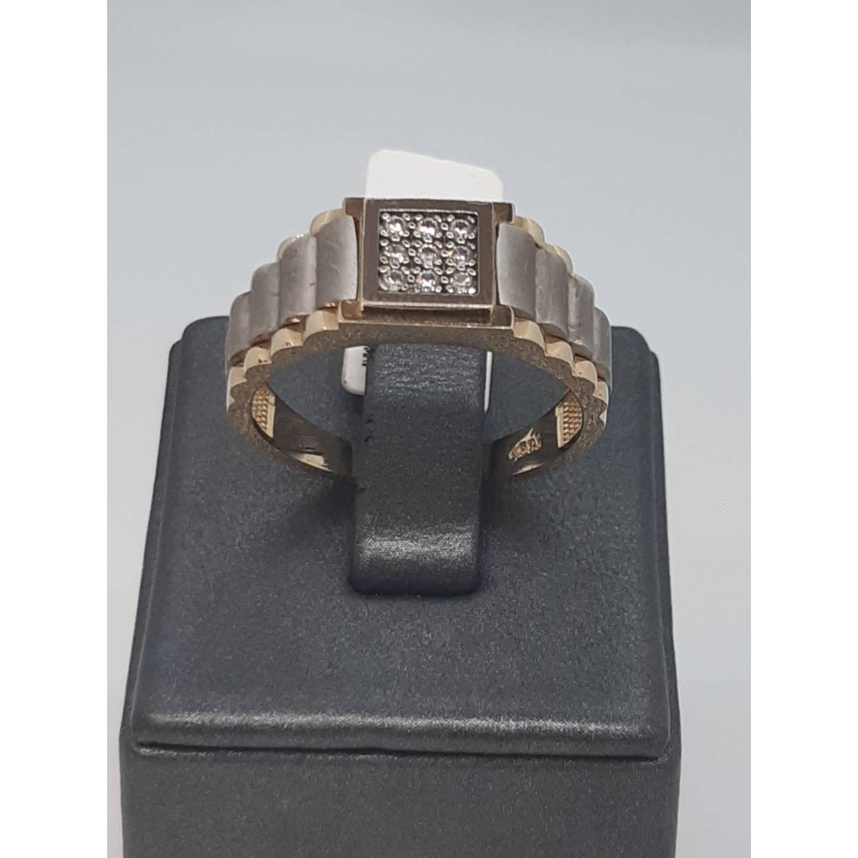 gouden ring 14kt bicolor