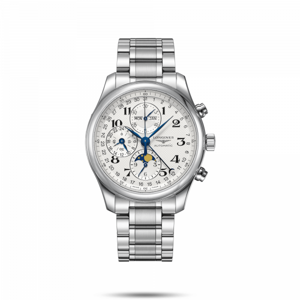 De Longines Master Collection L27734786 is een verfijnd horloge met een automatisch Zwitsers uurwerk. Het heeft een roestvrijstalen kast van 42 mm, een saffierglas en een zilverkleurige wijzerplaat met Arabische cijfers. De waterbestendigheid is tot 5 bar. Elegant en tijdloos, perfect voor formele en zakelijke gelegenheden. Draag met een bijpassend zilverkleurig accessoire voor de ultieme look.