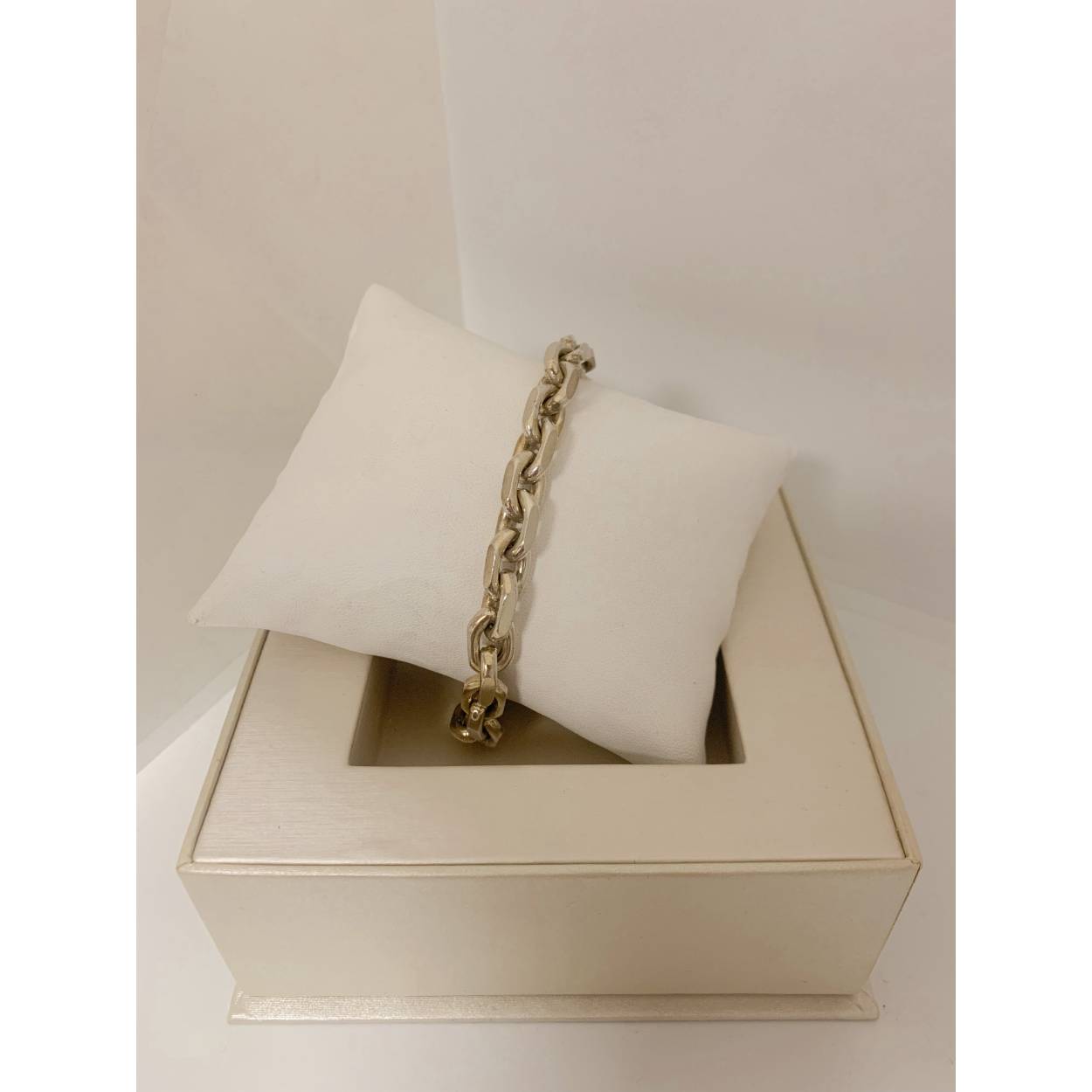 VINTAGE zilveren armband - anker schakel