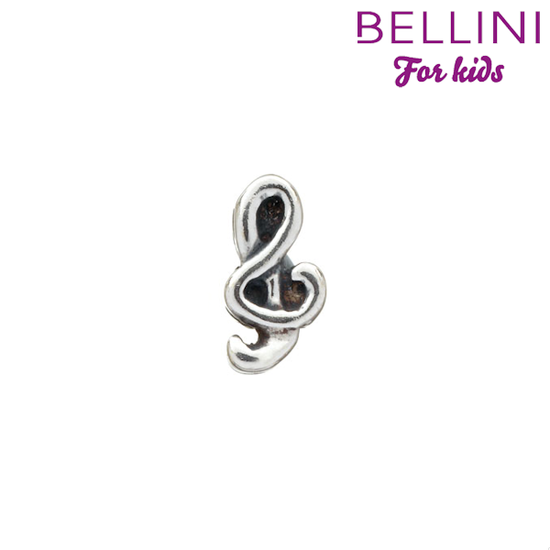 Bellini bedel zilver muzieksleutel