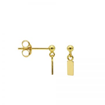 Hanging Symbols Mini Rectangle Goldplated