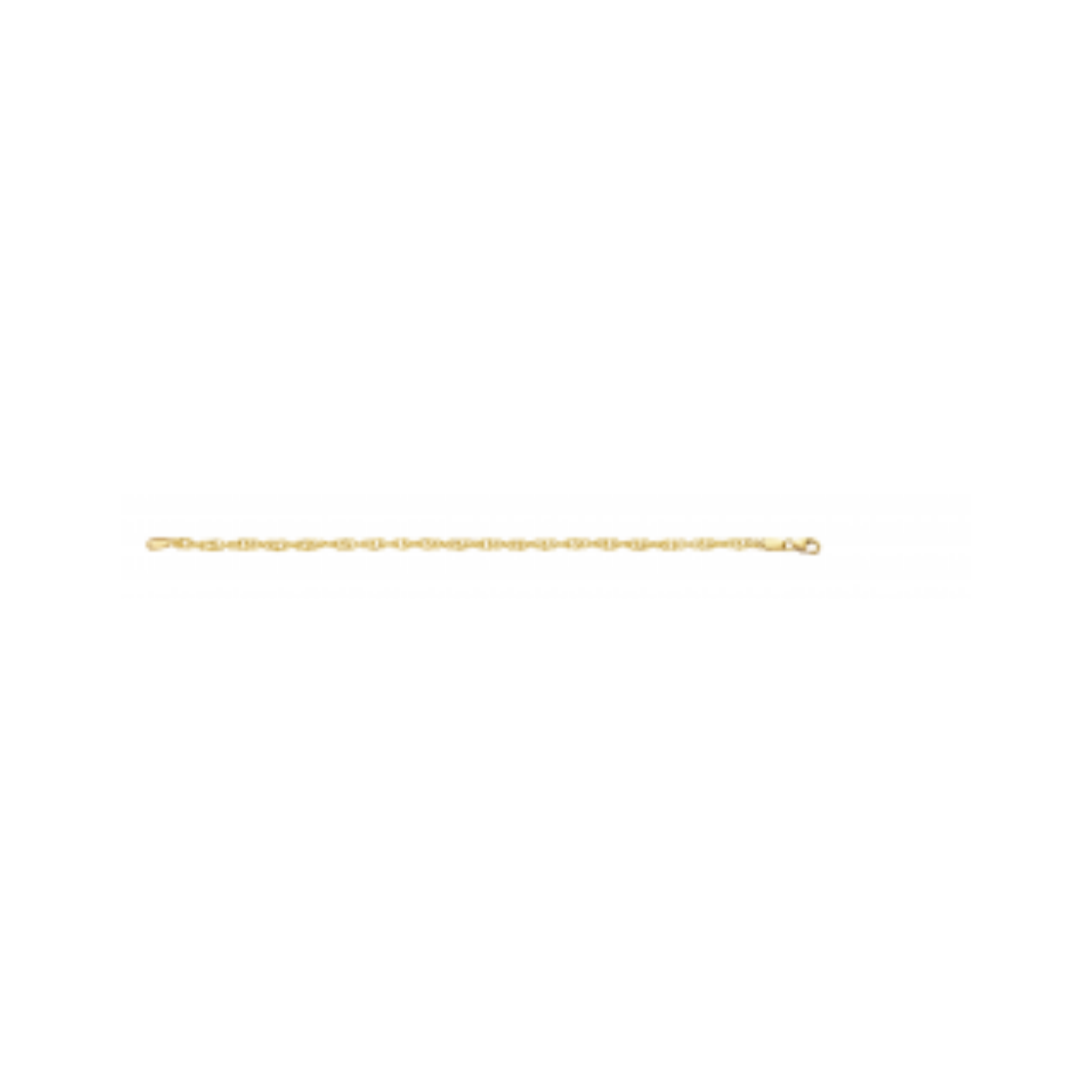 14k gouden collier Singapore met een lengte van 45cm en een breedte van 3mm. Dit gouden collier is gevuld met een zilveren kern.