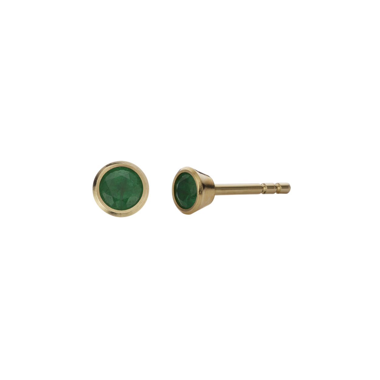 Geel gouden oorbel (14 kt) met de geboortesteen van mei: 'Emerald'
Deze oorbel wordt verkocht per stuk zodat ze ook kan dienen voor een 2de of 3de gaatje. Wenst u een paar, dan besteld u deze oorbel 2x