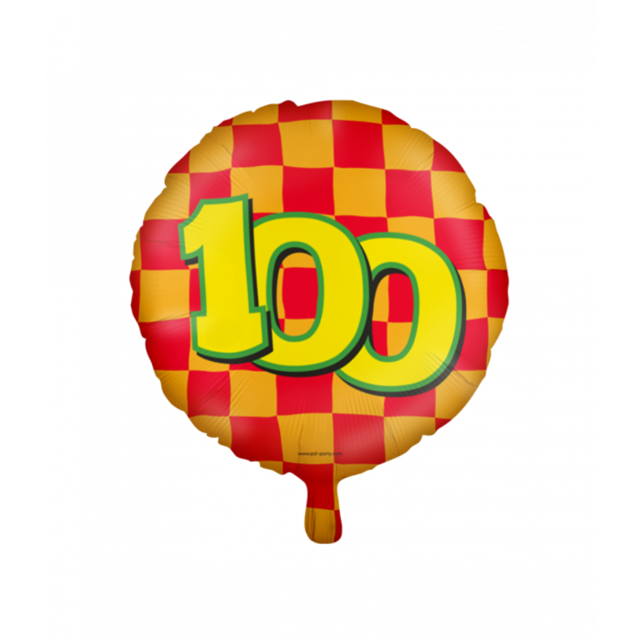 De Happy foil balloons 100 zijn een leuke toevoeging voor als er iemand 100 wordt en door de gebruikte kleuren valt de folie ballon extra op. De folie ballon kan worden gevuld met helium of met lucht, hiervoor wordt standaard een rietje meegeleverd. De ballonnen hebben een diameter van ongeveer 45 centimeter,