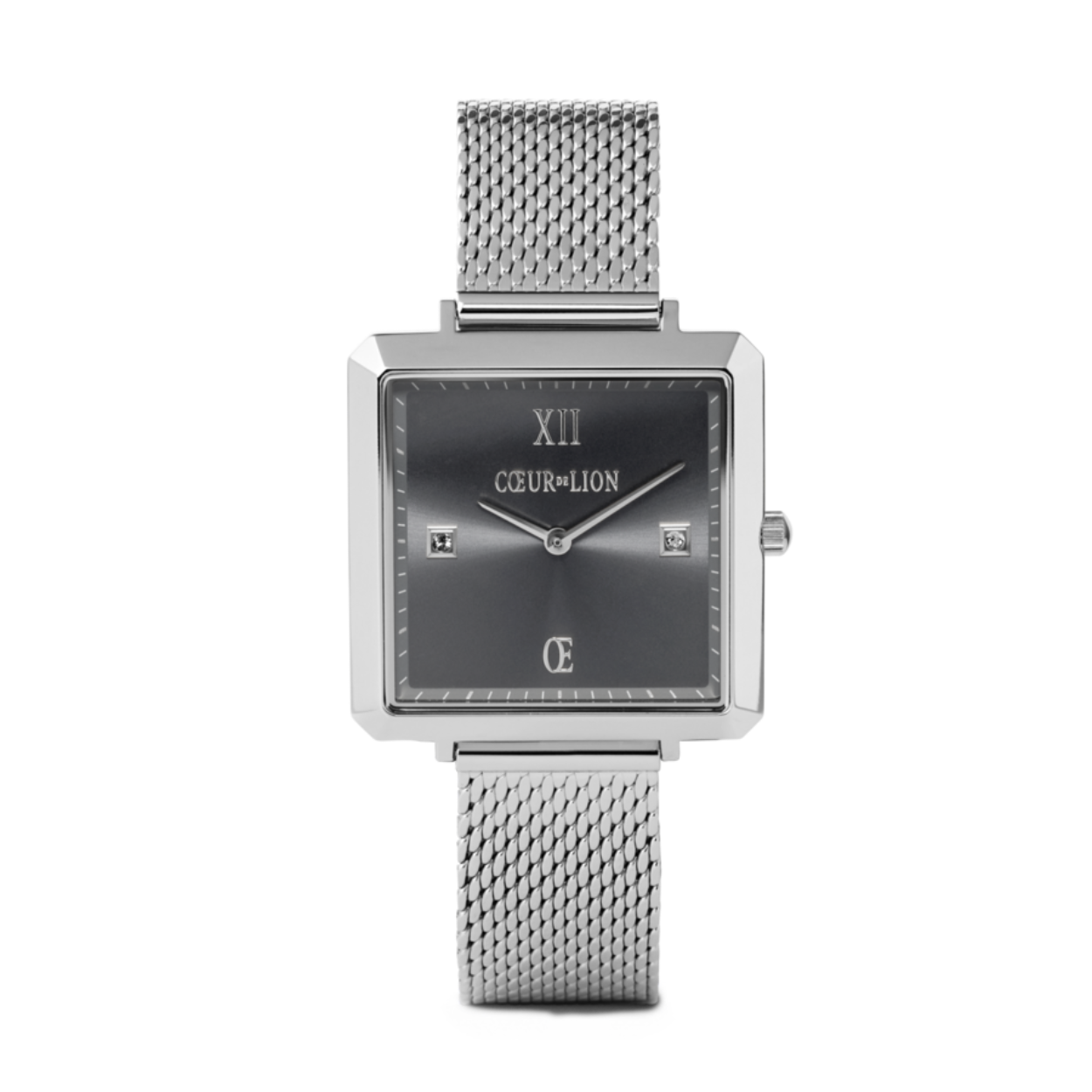 Coeur de Lion horloge silver-darkgrey N4.