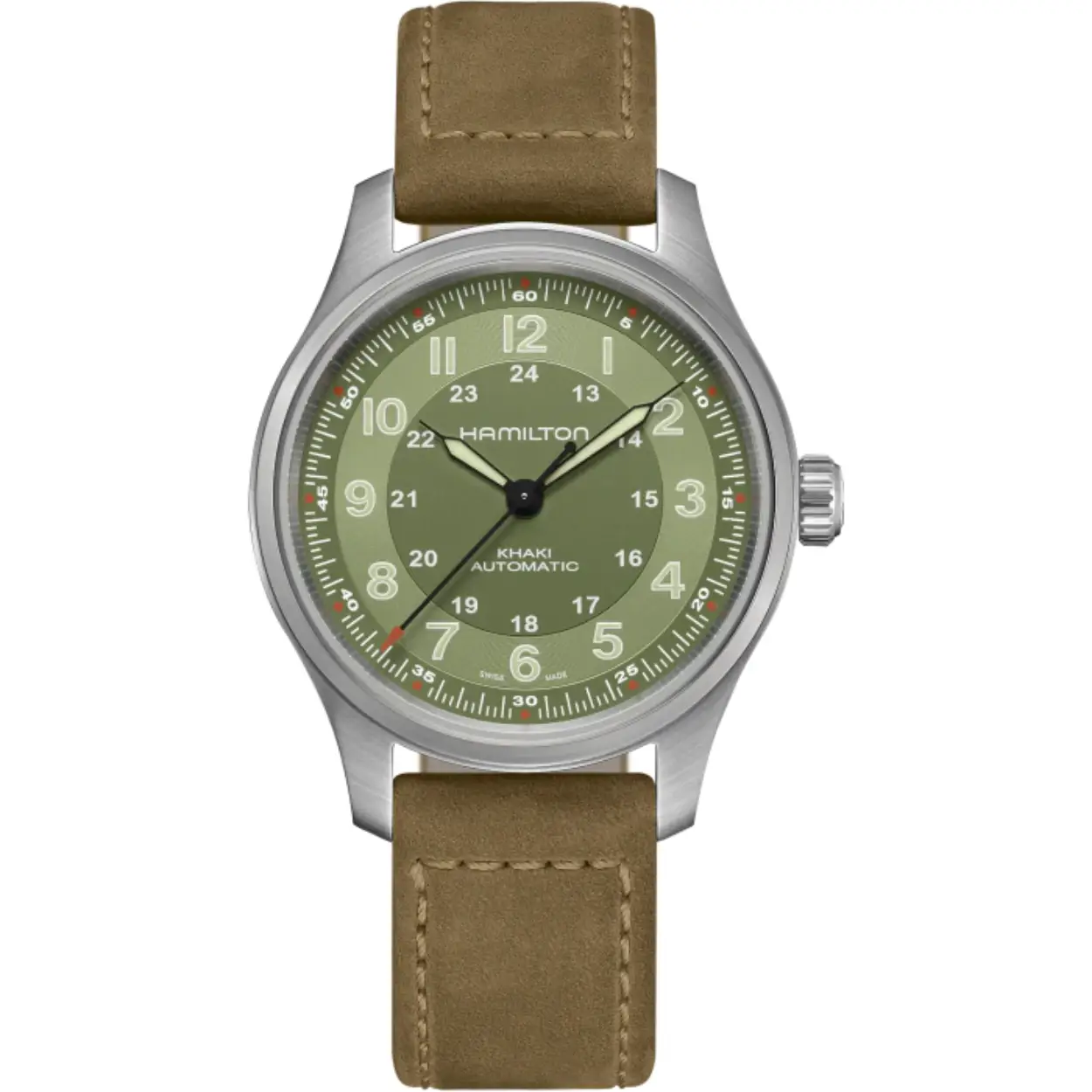 Het ideale horloge voor je volgende avontuur en dat Hamiltons militaire erfgoed eert met een authentiek en voor actie gebouwde stijl. De Khaki Field Titanium Automatic is perfect voor het leven in het veld en vormt het ultieme multifunctionele horloge voor moderne spelers.