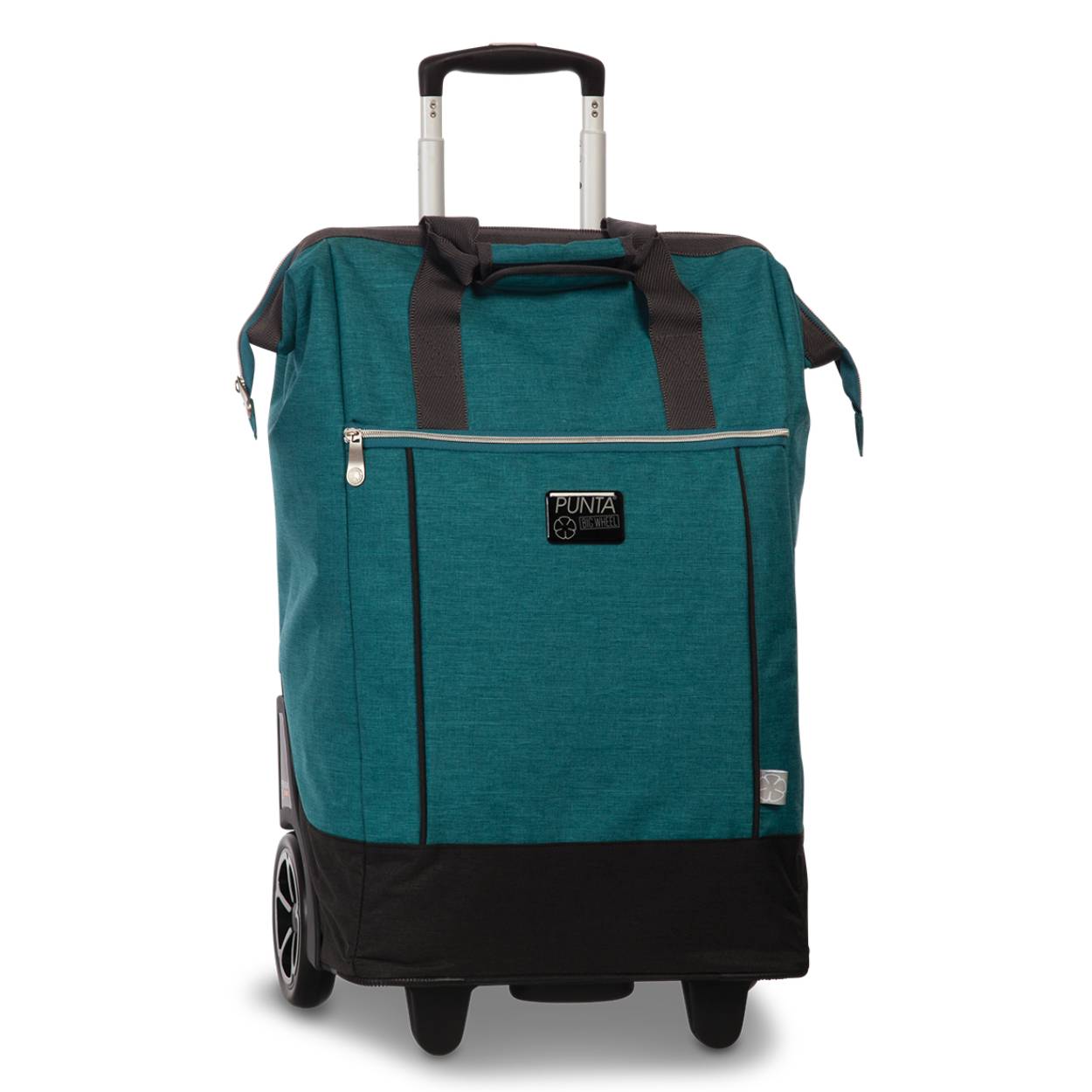 Boodschappen trolley met grote wielen.

Maximaal te belasten met 15 Kilo en geschikt voor 28 liter inhoud.
Afmetingen:
Hoogte 62cm x breed 88cm x diep 28cm