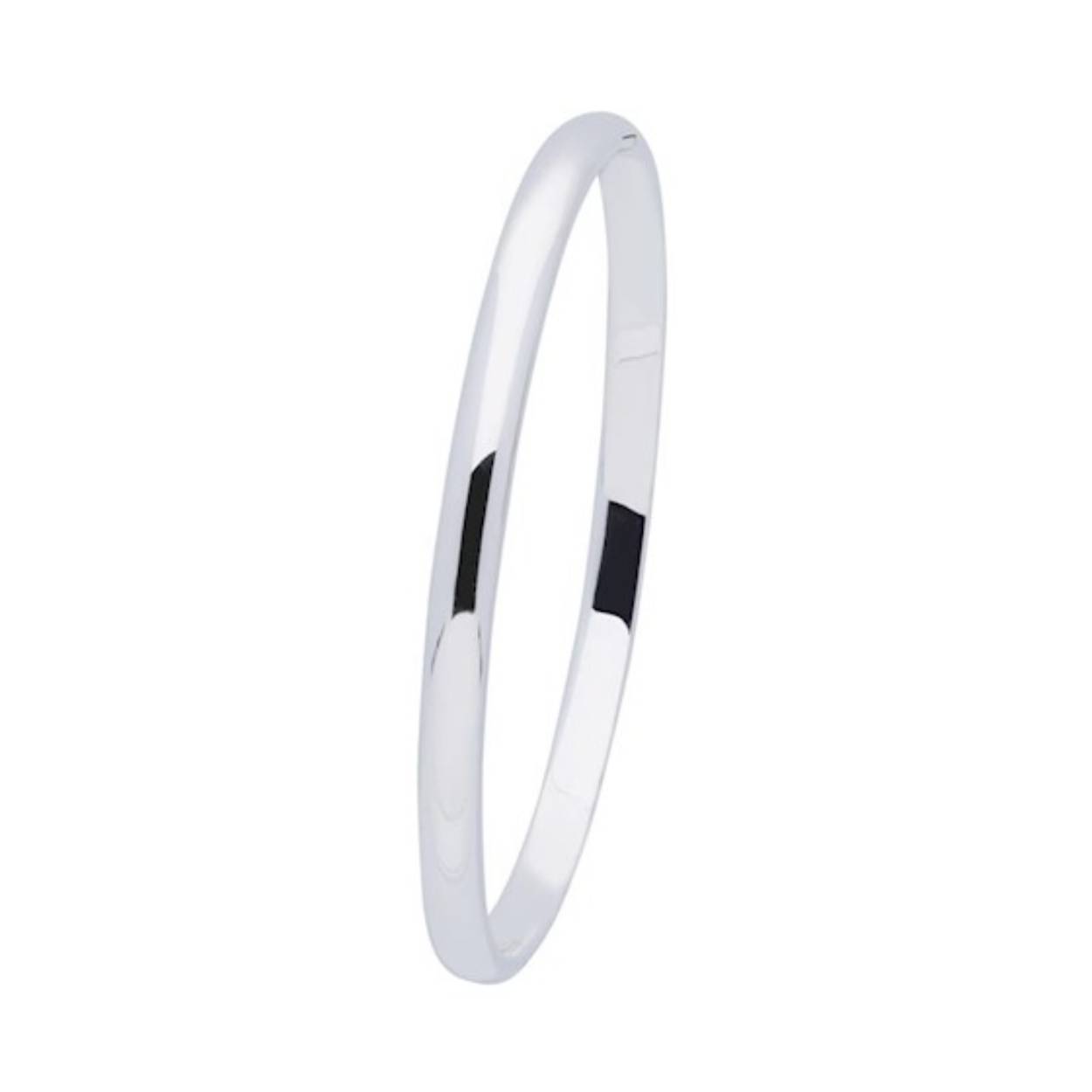 Huiscollectie zilveren bangle  massief 5mm