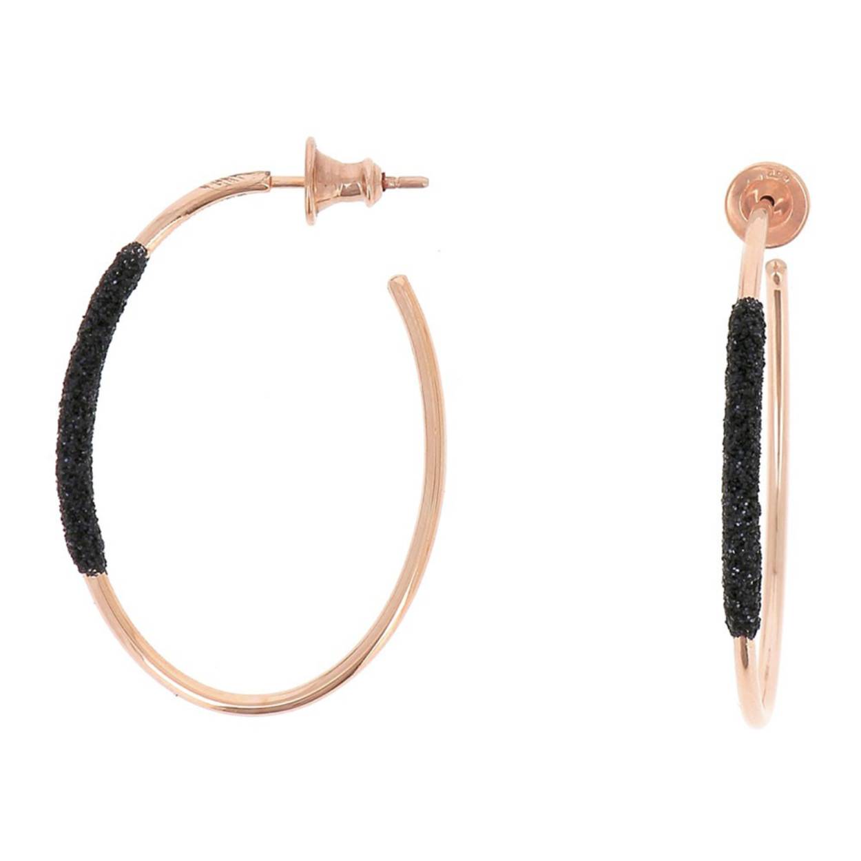 Deze oorringen is van het merk Pesavento. Het is een damessieraad gemaakt van zilver . De oorringen is roze van kleur.
